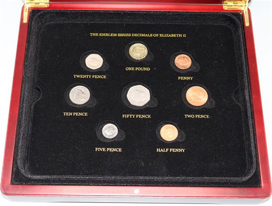 Decimal coin set